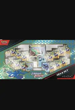 Pokemon TCG Crown Zenith Sea and Sky Premium Collection Box New Sealed. - Image 1