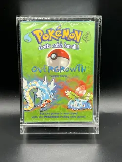 New SEALED Wizards of the Coast 1999 Pokemon Overgrowth Theme Deck W CASE 742818060189 - Image 1