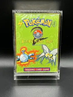 Vintage Pokemon WOTC Base Set 2 Factory Sealed Lightning Bug Theme Deck W CASE - Image 1