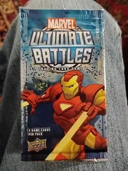 Marvel Ultimate Battle Trading Card Game Sealed Pack 2008 - Image 1