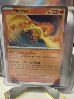 Moltres 146/165 Sv: Scarlet & Violet 151 Holo Pokemon Trading Card Lot of 2 - Image 1