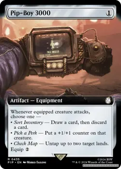 Pip-Boy 3000 (Extended Art) [PIP - 435] - NM [Normal] TCG MTG - Image 1