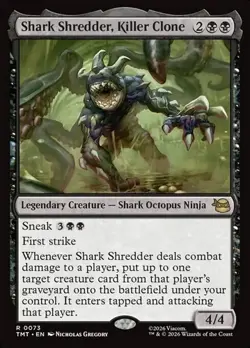 Shark Shredder, Killer Clone - Foil TMT NM MTG - Image 1