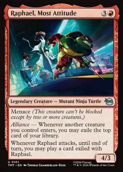 2x Raphael, Most Attitude - Foil TMT NM MTG - Image 1