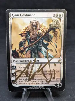 Ajani Goldmane | MTG Magic the Gathering Lorwyn | Artist Signed | HP | A - Image 1