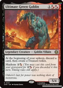 Ultimate Green Goblin [PRE - 157] - NM [Foil] TCG MTG - Image 1