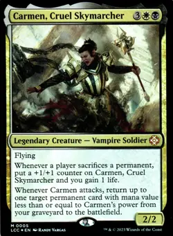 Carmen, Cruel Skymarcher Foil – Commander: The Lost Caverns of Ixalan 5 • M - Image 1