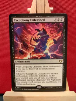 Cacophony Unleashed - Commander Masters - Rare - NM - MTG - Image 1