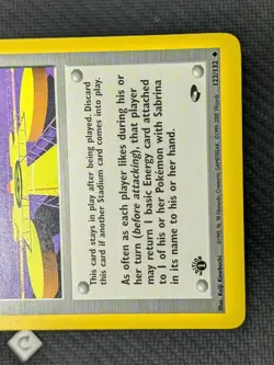 Saffron City Gym 122/132 - Gym Challenge 1st Edition Pokemon TCG NM - Image 5