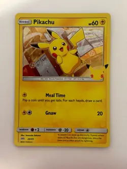 25th Anniversary Pokemon Card ALL HOLO - MINT Pikachu McDonald's - Image 1