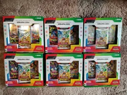 Pokemon First Partner Booster Collection Illustration Opened Case 6 Sealed Boxes - Image 1