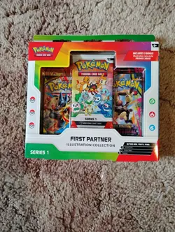 Pokemon First Partner Booster Collection Illustration Opened Case 6 Sealed Boxes - Image 2