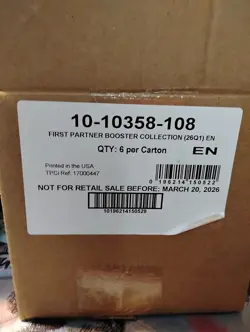 Pokemon First Partner Booster Collection Illustration Opened Case 6 Sealed Boxes - Image 4