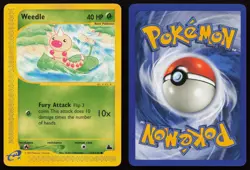 Weedle 114/144 Common Skyridge Pokemon NM - Image 3