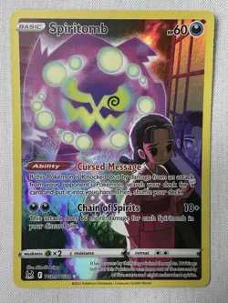 Spiritomb - TG09/TG30 Pokemon TCG Lost Origins Trainer Gallery Holo Card NM - Image 1
