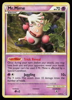 Mr. Mime 29/95 Rare Call of Legends Pokemon Near Mint - Image 1
