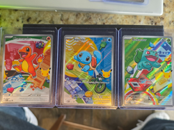 Kanto Region Pokemon TCG First Partner Illustration Bulbasaur Charmander English - Image 1