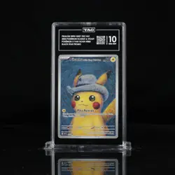 2023 SVP Pokemon X Van Gogh Promo #085 Pikachu With Grey Felt Hat TAG 10 (969) - Image 1