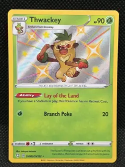 Thwackey SV005/SV122 Shining Fates: Shiny Vault Holo 2021 Pokemon - Image 1