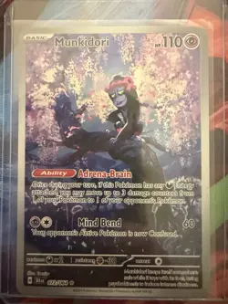 Pokemon TCG Munkidori Illustration Rare Card 072/064 Shrouded Fable - Image 1