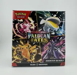 Pokemon TCG Scarlet & Violet Paldean Fates Booster Bundle, 6-Pack, New Sealed - Image 1