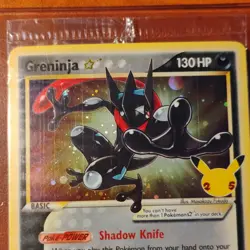 Pokemon Greninja Gold Star SWSH144 Promo Holo SEALED - Image 2
