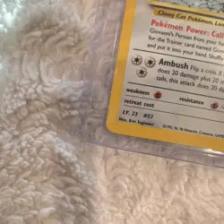 Pokemon Giovanni's Persian 60 HP Gym Challenge 8/132 Holo Rare Stage 1 2000 TCG - Image 4