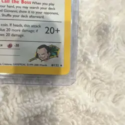 Pokemon Giovanni's Persian 60 HP Gym Challenge 8/132 Holo Rare Stage 1 2000 TCG - Image 5