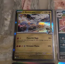 Pokemon TCG Reshiram 154/217, Obstagoon 132/217, Victreebel, Okidogi Holo Lot - Image 3