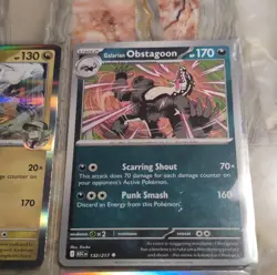 Pokemon TCG Reshiram 154/217, Obstagoon 132/217, Victreebel, Okidogi Holo Lot - Image 4