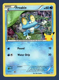 Froakie 022/025 Promo McDonald's 25th Anniversary Promos Pokemon Holo Near Mint - Image 1