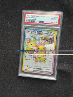 Pokemon 2024 Pikachu ex Super Electric Breaker Super Rare Holo PSA 10 Japanese - Image 1