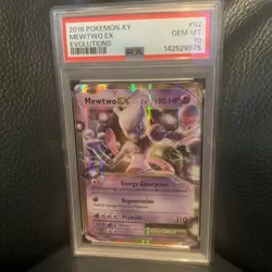 Pokemon Mewtwo EX TCG 52/108 XY Evolutions Extended Art Ultra Rare Holo 2016 - Image 1
