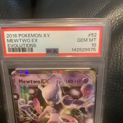 Pokemon Mewtwo EX TCG 52/108 XY Evolutions Extended Art Ultra Rare Holo 2016 - Image 2