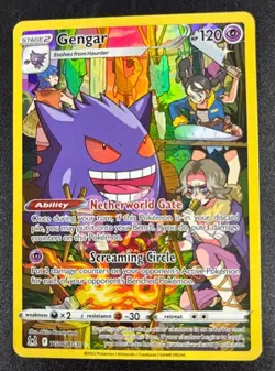 Pokemon Gengar Ultra Rare Holo TG06/TG30 Swsh11 Lost Origin HP 120 - Image 1