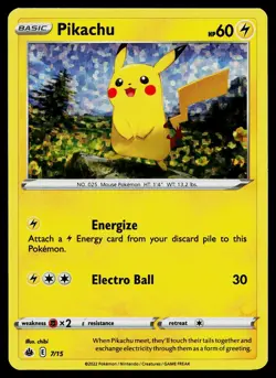 Pikachu 007/015 Holofoil Promo McDonald's Promos 2022 Pokemon Near Mint - Image 1