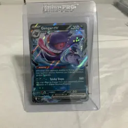 GENGAR EX 2024 POKEMON TEMPORAL FORCES DOUBLE RARE 104/162 Q5542 - Image 1