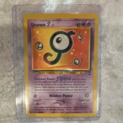 Pokemon Unown [J] 40 HP Wotc Promo 38/53 Regular Basic Promo 2001 Pokemon TCG - Image 1