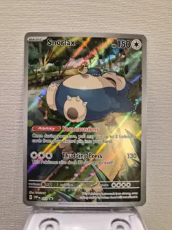 Snorlax Pokemon Scarlet & Violet Promo #051 Black Star - Image 1
