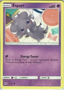 POKEMON CARD ESPURR 44/131 NO 677 RESTRAINT POKEMON TCG CCG - Image 1