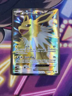 Jolteon EX 28a/83 Pokemon Generations Ultra Rare Full Art Near Mint (NM) 2016 - Image 1