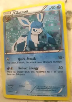 Pokemon Glaceon BW90 Black and White Promo Holo BW Black Star Promo 2013 - Image 1