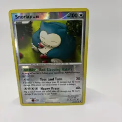 Pokemon Snorlax 81/111 Reverse Holo Rising Rivals MP Free Shipping RARE - Image 1