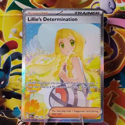 Pokemon TCG Lillie's Determination Full Art Holo Trainer 184/132 Mega Evolution - Image 3
