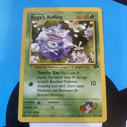 Pokemon TCG Kogas's Koffing Gym Challenge 79/132 Regular Non Holo Common - LP/NM - Image 1