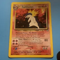 Pokemon Typhlosion Neo Genesis Holo Rare 18/111 - LP - Image 1