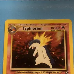 Pokemon Typhlosion Neo Genesis Holo Rare 18/111 - LP - Image 4