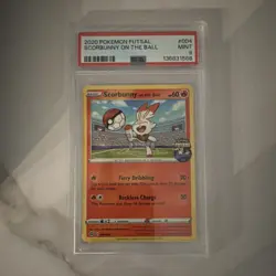 Pokemon TCG Scorbunny on the Ball Promo 004/005 Miscellaneous PSA 9 - Image 1