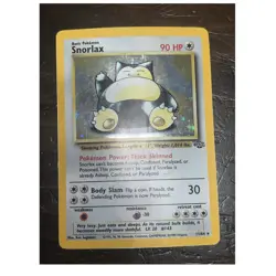Pokemon Snorlax 11/64 Jungle Holo Rare English 1999 HP90 Basic Ken Sugimori - Image 1