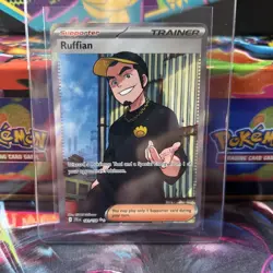 2025 Pokemon JTG EN Ruffian #181/159 Ultra Rare Full Art Holo - Image 1